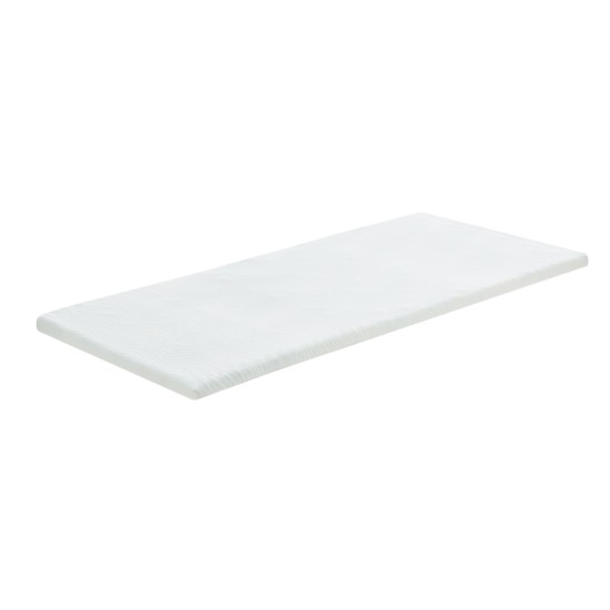 Ανώστρωμα Casmeriane  roll pack λευκό ύφασμα-memory foam 100x200x5εκ Model: 348-000008