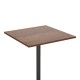 Τραπέζι Nerobian mdf σε καρυδί απόχρωση 60x60x75εκ Τραπέζι Nerobian mdf σε καρυδί απόχρωση 60x60x75εκ