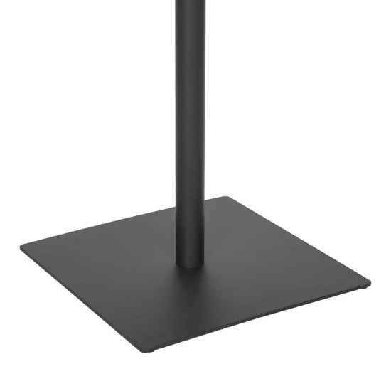 Τραπέζι Nerobian  mdf σε καρυδί απόχρωση 70x70x75εκ