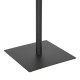 Τραπέζι Nerobian  mdf σε καρυδί απόχρωση 70x70x75εκ