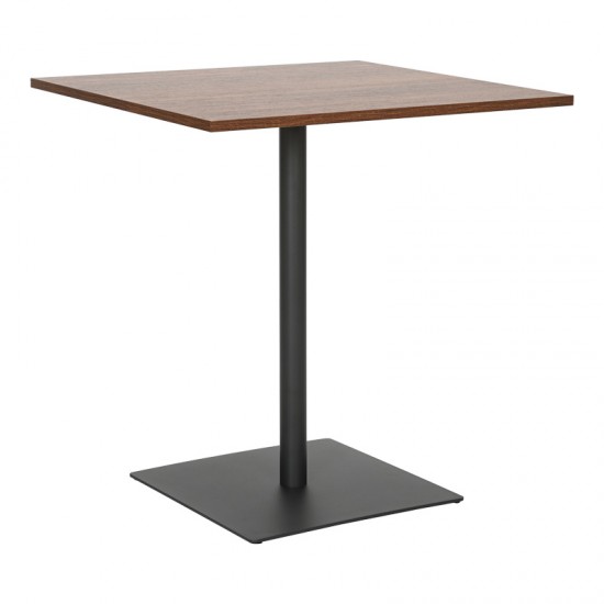 Τραπέζι Nerobian mdf σε καρυδί απόχρωση 70x70x75εκ Τραπέζι Nerobian mdf σε καρυδί απόχρωση 70x70x75εκ