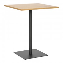 Τραπέζι Nerobian  mdf σε sonoma απόχρωση 60x60x75εκ