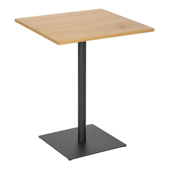 Τραπέζι Nerobian mdf σε sonoma απόχρωση 60x60x75εκ Τραπέζι Nerobian mdf σε sonoma απόχρωση 60x60x75εκ