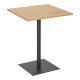 Τραπέζι Nerobian mdf σε sonoma απόχρωση 60x60x75εκ Τραπέζι Nerobian mdf σε sonoma απόχρωση 60x60x75εκ