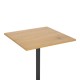 Τραπέζι Nerobian mdf σε sonoma απόχρωση 60x60x75εκ Τραπέζι Nerobian mdf σε sonoma απόχρωση 60x60x75εκ