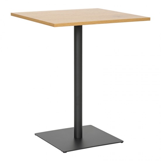 Τραπέζι Nerobian mdf σε sonoma απόχρωση 60x60x75εκ Τραπέζι Nerobian mdf σε sonoma απόχρωση 60x60x75εκ