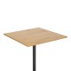 Τραπέζι Nerobian mdf σε sonoma απόχρωση 70x70x75εκ Τραπέζι Nerobian mdf σε sonoma απόχρωση 70x70x75εκ