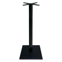 Βάση τραπεζιού Bar Cabanol  μεταλλική σε μαύρη απόχρωση 45x45x108εκ