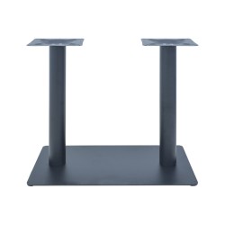 Βάση τραπεζιού Givosa  μεταλλική σε μαύρη απόχρωση 70x40x72εκ