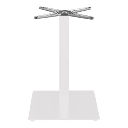 Βάση τραπεζιού Thonor  μεταλλική σε λευκή απόχρωση 48x48x73εκ