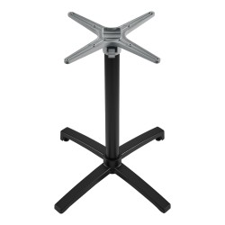 Βάση τραπεζιού Levo  μεταλλική σε μαύρη απόχρωση 69x69x73εκ