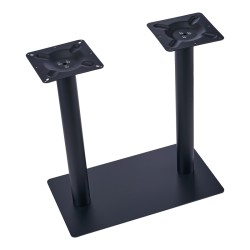 Βάση τραπεζιού μπαρ Givosa  μέταλλο μαύρο 80x40x90εκ