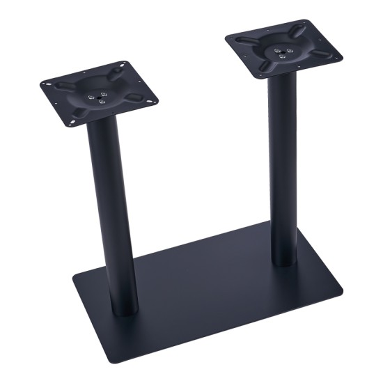 Βάση τραπεζιού μπαρ Givosa  μέταλλο μαύρο 80x40x90εκ