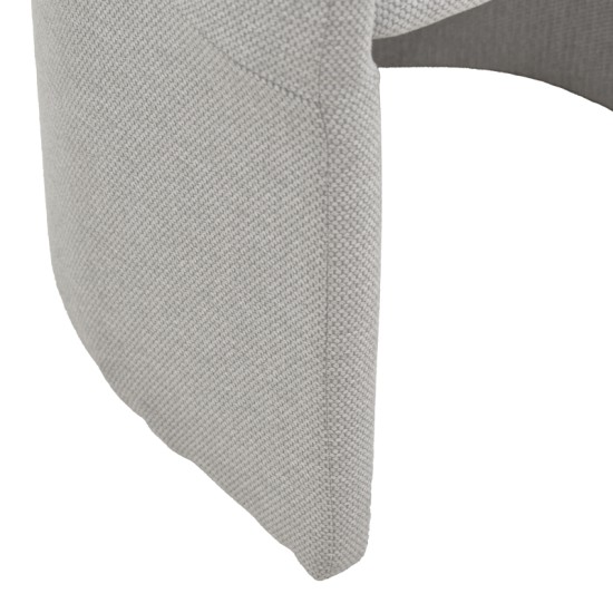 Πολυθρόνα Cocon  ύφασμα γκρι μπεζ 58x58x80εκ