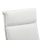 Καρέκλα γραφείου διευθυντη Mavel  PU λευκό 55x62x100-110εκ