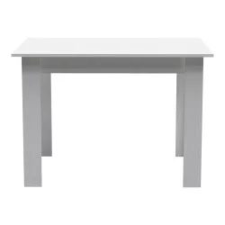 Τραπέζι Manka  σε λευκή απόχρωση 110x80x77εκ