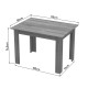 Τραπέζι Manka σε sonoma απόχρωση 110x80x77εκ Τραπέζι Manka σε sonoma απόχρωση 110x80x77εκ