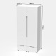 Ντουλάπα δίφυλλη Afina mdf σε λευκή glossy απόχρωση 100x57x213εκ Ντουλάπα δίφυλλη Afina mdf σε λευκή glossy απόχρωση 100x57x213εκ