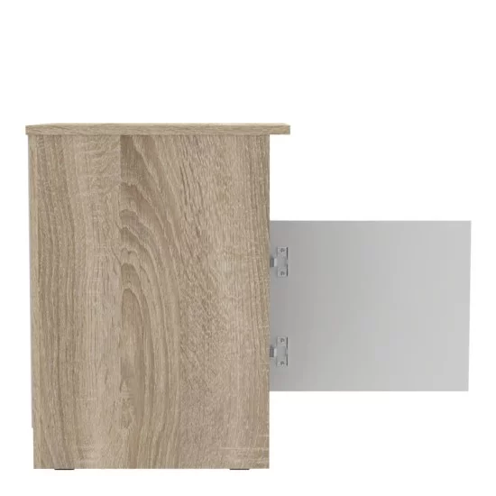 Κομοδίνο Galdi  σε sonoma-λευκή απόχρωση 40x45x60εκ
