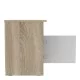 Κομοδίνο Galdi  σε sonoma-λευκή απόχρωση 40x45x60εκ