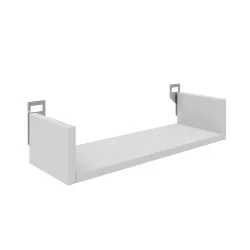Ραφιέρα τοίχου Derva  σε λευκή απόχρωση 45x15x10cm
