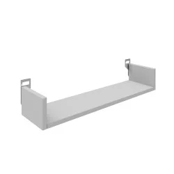 Ραφιέρα τοίχου Derva  σε λευκή απόχρωση 60x15x10cm