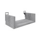 Ραφιέρα τοίχου Derva σε cement γκρι απόχρωση 30x15x10cm Ραφιέρα τοίχου Derva σε cement γκρι απόχρωση 30x15x10cm