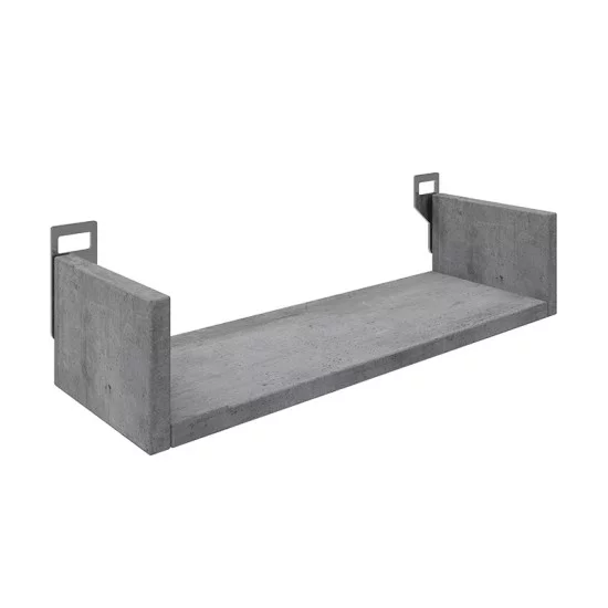 Ραφιέρα τοίχου Derva σε cement γκρι απόχρωση 45x15x10cm Ραφιέρα τοίχου Derva σε cement γκρι απόχρωση 45x15x10cm