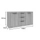 Μπουφές Doha  σε wenge απόχρωση 150x45x80.5εκ
