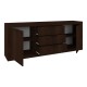 Μπουφές Doha  σε wenge απόχρωση 210x45x80.5εκ