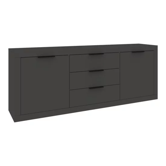 Μπουφές Doha  σε ανθρακί απόχρωση 210x45x80.5εκ