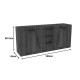 Μπουφές Doha  καρυδί με oak 180x45x80.5εκ