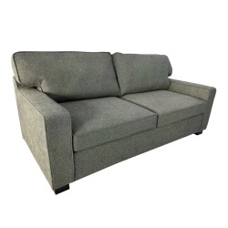 Καναπές-κρεβάτι διθέσιος Polaris  ύφασμα σε χακί απόχρωση181x91x83εκ