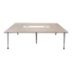 Τραπέζι συνεδριάσεων Armadi  sonoma με λευκό 240x120x75εκ