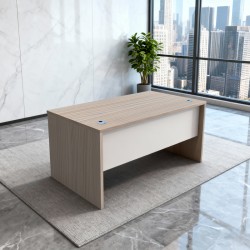 Γραφείο εργασίας Armadi  sonoma-λευκό 180x75x75εκ