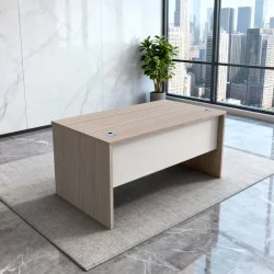 Γραφείο εργασίας Armadi  sonoma-λευκό 180x75x75εκ
