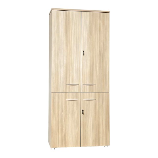 Ντουλάπα γραφείου Stark  σε oak-μπεζ 80x40x200εκ
