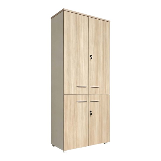 Ντουλάπα γραφείου Armadi  σε oak-μπεζ 80x40x200εκ