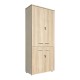 Ντουλάπα γραφείου Stark  σε oak-μπεζ 80x40x200εκ