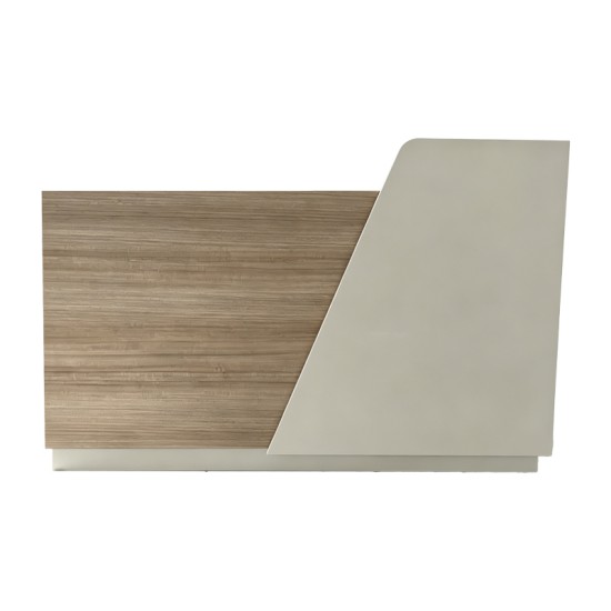 Γραφείο reception Stark  σε oak-μπεζ απόχρωση 160x60x105εκ