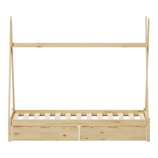 Παιδικό κρεβάτι Lalitto τ.Montessori με 2 συρτάρια τ.Montessori ξύλο πεύκου σε φυσική απόχρωση 90x190εκ Παιδικό κρεβάτι Lalitto τ.Montessori με 2 συρτάρια τ.Montessori ξύλο πεύκου σε φυσική απόχρωση 90x190εκ