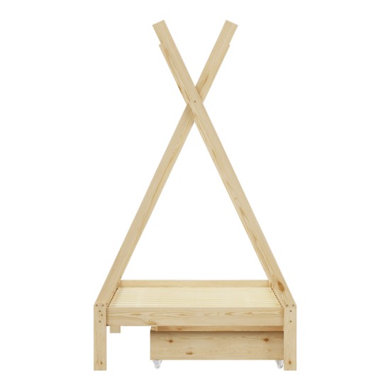 Παιδικό κρεβάτι Lalitto τ.Montessori με 2 συρτάρια τ.Montessori ξύλο πεύκου σε φυσική απόχρωση 90x190εκ Παιδικό κρεβάτι Lalitto τ.Montessori με 2 συρτάρια τ.Montessori ξύλο πεύκου σε φυσική απόχρωση 90x190εκ