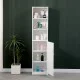 Ντουλάπι-στήλη Desilia  mdf λευκό 37x30x160εκ