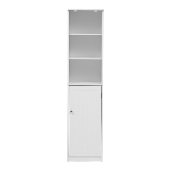 Ντουλάπι-στήλη Desilia  mdf λευκό 37x30x160εκ--(Eλάχ.Ποσότητα:)