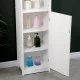 Ντουλάπι-στήλη Desilia  mdf λευκό 37x30x160εκ