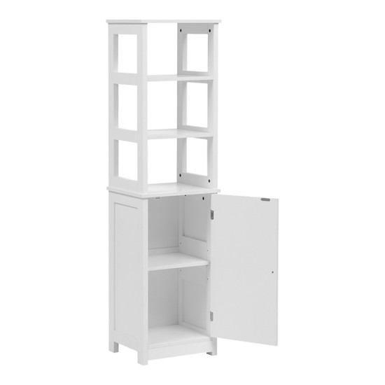 Ντουλάπι-στήλη Larben  mdf λευκό 40x33x150εκ--(Eλάχ.Ποσότητα:)