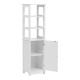 Ντουλάπι-στήλη Larben  mdf λευκό 40x33x150εκ--(Eλάχ.Ποσότητα:)