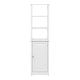 Ντουλάπι-στήλη Larben  mdf λευκό 40x33x150εκ--(Eλάχ.Ποσότητα:)