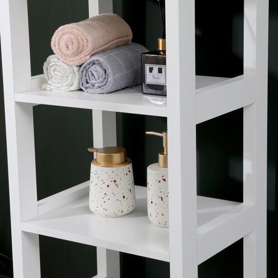 Ντουλάπι-στήλη Larben  mdf λευκό 40x33x150εκ--(Eλάχ.Ποσότητα:)