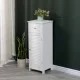 Ντουλάπι-στήλη Chesy  mdf λευκό 32x30x87εκ